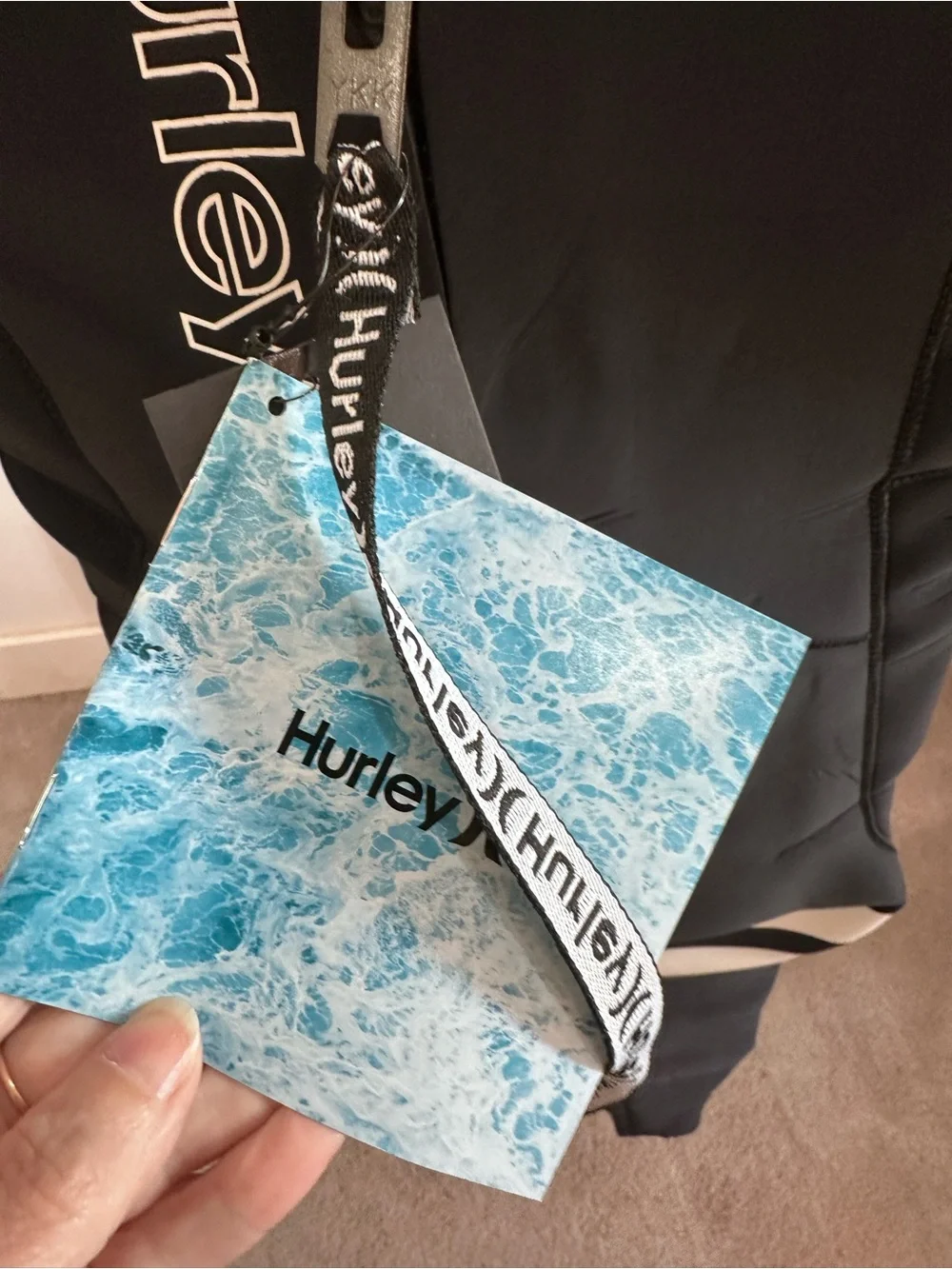 Hurley Youth Black Fullsuit Neoprene NWT size 12